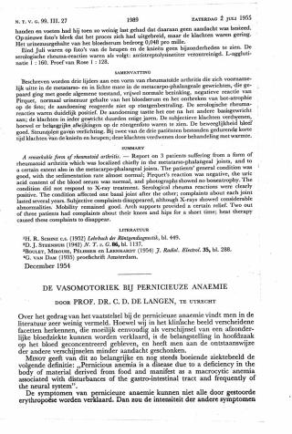 Eerste pagina van het artikel zoals het is gepubliceerd in het tijdschrift