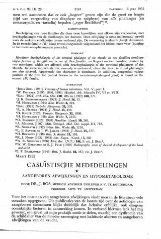 Eerste pagina van het artikel zoals het is gepubliceerd in het tijdschrift