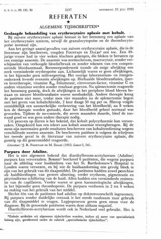 Eerste pagina van het artikel zoals het is gepubliceerd in het tijdschrift