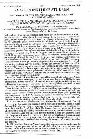 Eerste pagina van het artikel zoals het is gepubliceerd in het tijdschrift