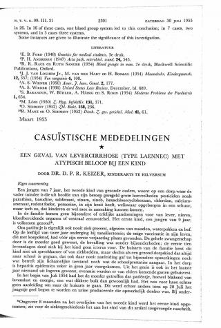 Eerste pagina van het artikel zoals het is gepubliceerd in het tijdschrift