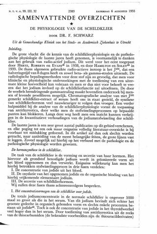 Eerste pagina van het artikel zoals het is gepubliceerd in het tijdschrift