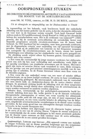 Eerste pagina van het artikel zoals het is gepubliceerd in het tijdschrift