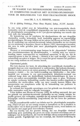 Eerste pagina van het artikel zoals het is gepubliceerd in het tijdschrift