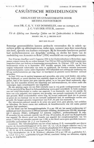 Eerste pagina van het artikel zoals het is gepubliceerd in het tijdschrift