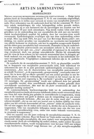 Eerste pagina van het artikel zoals het is gepubliceerd in het tijdschrift