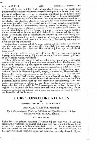 Eerste pagina van het artikel zoals het is gepubliceerd in het tijdschrift