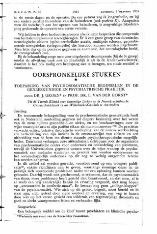 Eerste pagina van het artikel zoals het is gepubliceerd in het tijdschrift