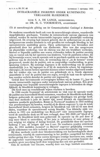 Eerste pagina van het artikel zoals het is gepubliceerd in het tijdschrift