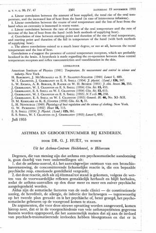 Eerste pagina van het artikel zoals het is gepubliceerd in het tijdschrift