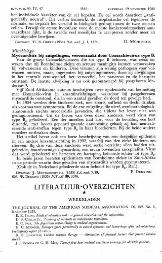 Eerste pagina van het artikel zoals het is gepubliceerd in het tijdschrift