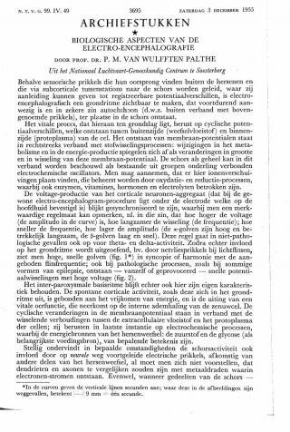 Eerste pagina van het artikel zoals het is gepubliceerd in het tijdschrift