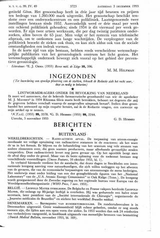 Eerste pagina van het artikel zoals het is gepubliceerd in het tijdschrift