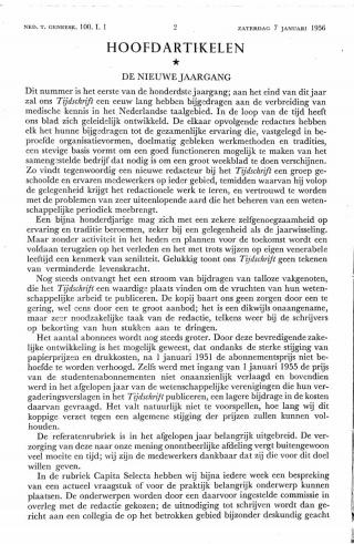 Eerste pagina van het artikel zoals het is gepubliceerd in het tijdschrift