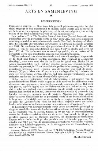 Eerste pagina van het artikel zoals het is gepubliceerd in het tijdschrift