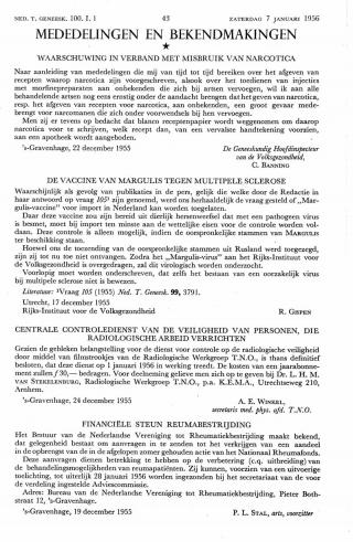 Eerste pagina van het artikel zoals het is gepubliceerd in het tijdschrift