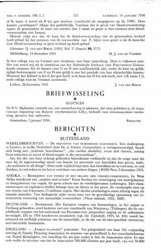 Eerste pagina van het artikel zoals het is gepubliceerd in het tijdschrift