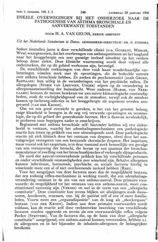 Eerste pagina van het artikel zoals het is gepubliceerd in het tijdschrift