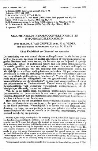 Eerste pagina van het artikel zoals het is gepubliceerd in het tijdschrift