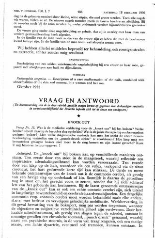 Eerste pagina van het artikel zoals het is gepubliceerd in het tijdschrift