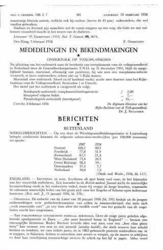 Eerste pagina van het artikel zoals het is gepubliceerd in het tijdschrift