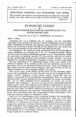 Eerste pagina van het artikel zoals het is gepubliceerd in het tijdschrift