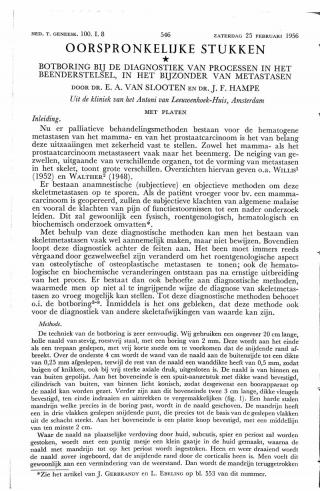 Eerste pagina van het artikel zoals het is gepubliceerd in het tijdschrift