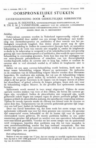 Eerste pagina van het artikel zoals het is gepubliceerd in het tijdschrift