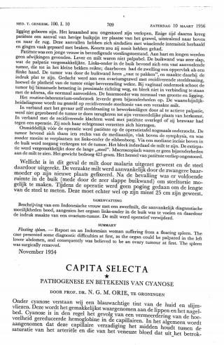 Eerste pagina van het artikel zoals het is gepubliceerd in het tijdschrift