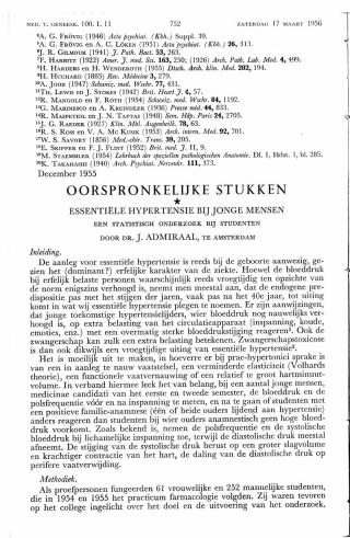 Eerste pagina van het artikel zoals het is gepubliceerd in het tijdschrift