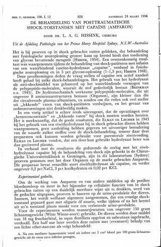 Eerste pagina van het artikel zoals het is gepubliceerd in het tijdschrift