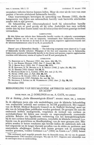 Eerste pagina van het artikel zoals het is gepubliceerd in het tijdschrift