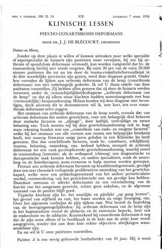 Eerste pagina van het artikel zoals het is gepubliceerd in het tijdschrift