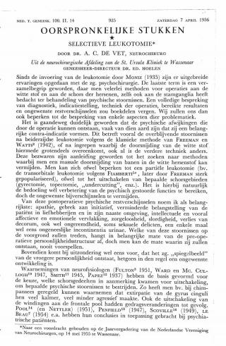 Eerste pagina van het artikel zoals het is gepubliceerd in het tijdschrift