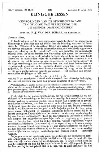 Eerste pagina van het artikel zoals het is gepubliceerd in het tijdschrift