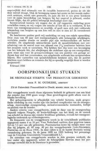 Eerste pagina van het artikel zoals het is gepubliceerd in het tijdschrift