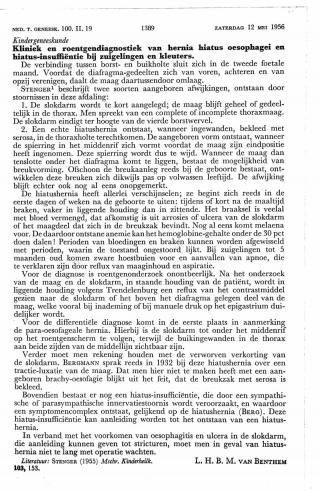 Eerste pagina van het artikel zoals het is gepubliceerd in het tijdschrift