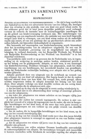 Eerste pagina van het artikel zoals het is gepubliceerd in het tijdschrift