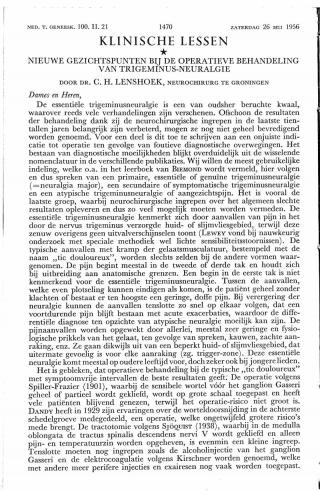 Eerste pagina van het artikel zoals het is gepubliceerd in het tijdschrift