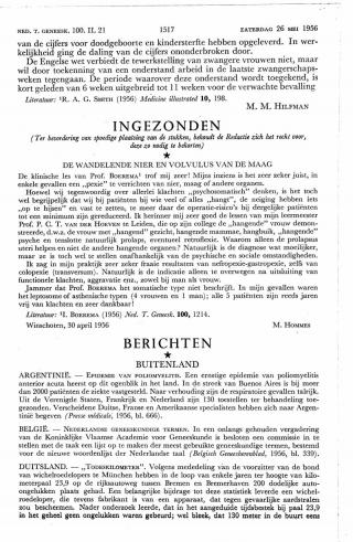 Eerste pagina van het artikel zoals het is gepubliceerd in het tijdschrift