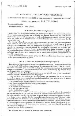 Eerste pagina van het artikel zoals het is gepubliceerd in het tijdschrift