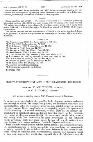 Eerste pagina van het artikel zoals het is gepubliceerd in het tijdschrift