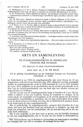 Eerste pagina van het artikel zoals het is gepubliceerd in het tijdschrift