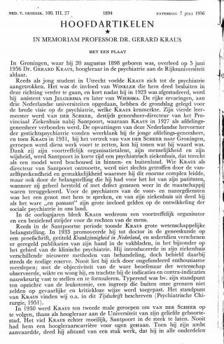 Eerste pagina van het artikel zoals het is gepubliceerd in het tijdschrift