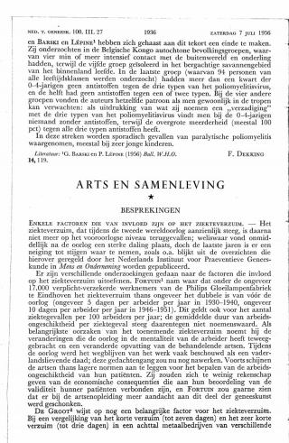 Eerste pagina van het artikel zoals het is gepubliceerd in het tijdschrift