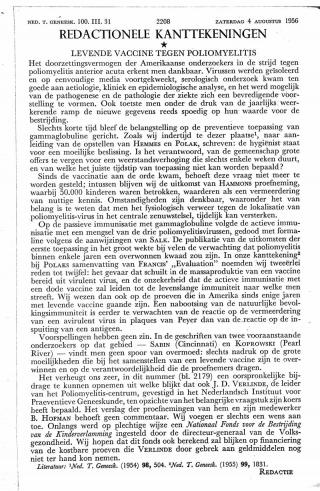 Eerste pagina van het artikel zoals het is gepubliceerd in het tijdschrift