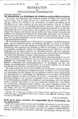 Eerste pagina van het artikel zoals het is gepubliceerd in het tijdschrift