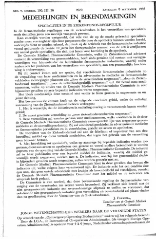 Eerste pagina van het artikel zoals het is gepubliceerd in het tijdschrift