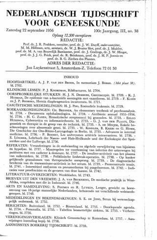 Eerste pagina van het artikel zoals het is gepubliceerd in het tijdschrift