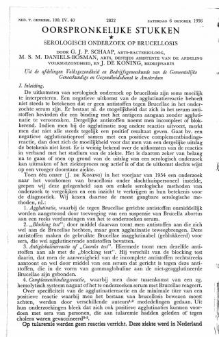 Eerste pagina van het artikel zoals het is gepubliceerd in het tijdschrift